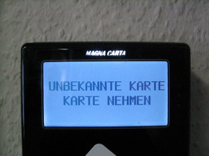 Karte nicht erkannt