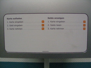 Aufladeautomat Anleitung